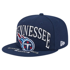 Tennessee Titans New Era Oversized 59FIFTY Fitted Hat Navy | NFL