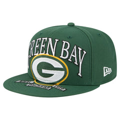 Green Bay Packers New Era Oversized 59FIFTY Fitted Hat Green | NFL