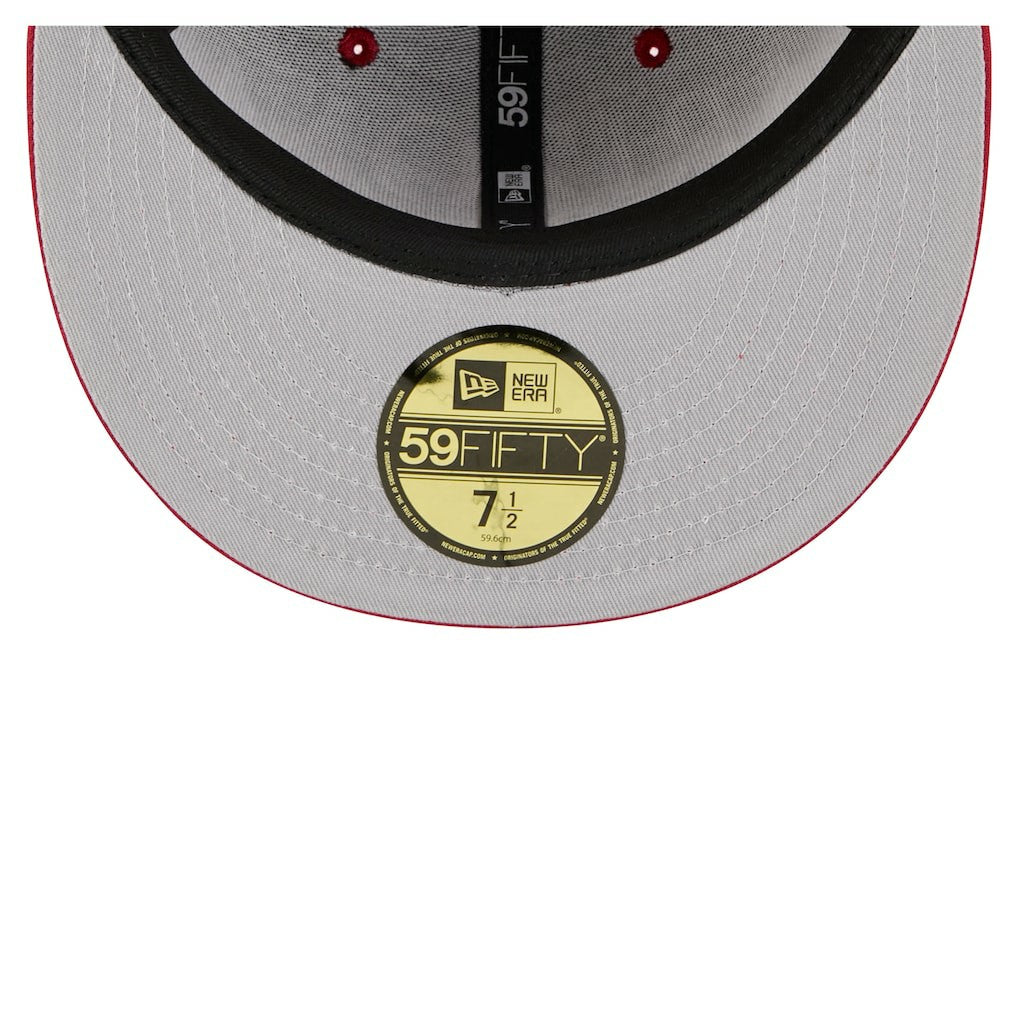 Arizona Cardinals New Era Oversized 59FIFTY Fitted Hat Cardinal | NFL