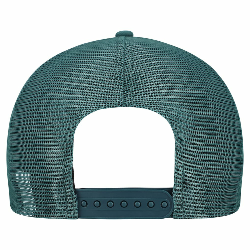Philadelphia Eagles New Era Cork Split Panel 9FIFTY Trucker Snapback Hat Gray/Midnight Green | NFL