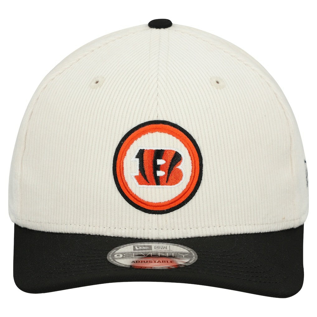 Cincinnati Bengals New Era Loyal Corduroy 9SEVENTY Adjustable Hat Stone | NFL