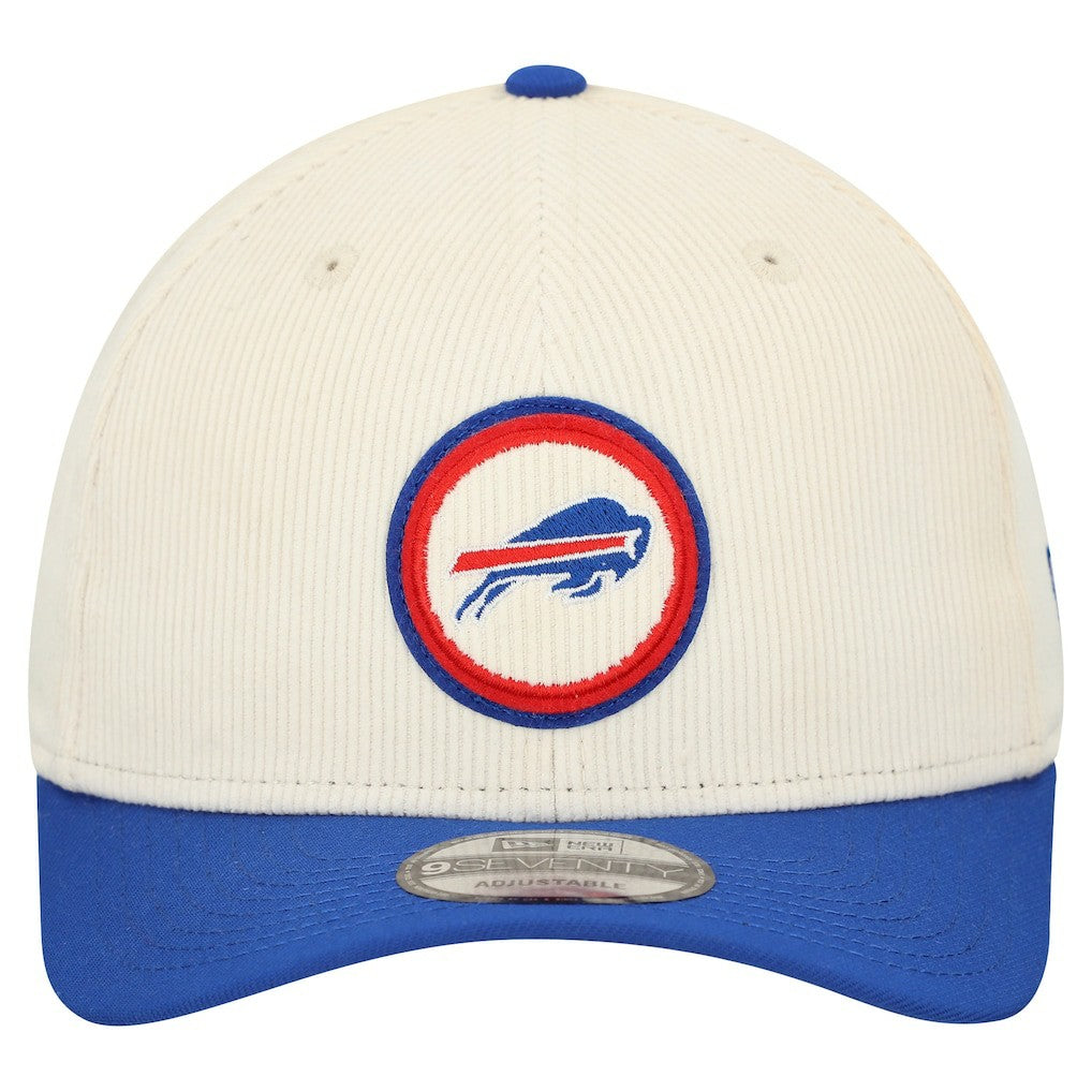 Buffalo Bills New Era Loyal Corduroy 9SEVENTY Adjustable Hat Stone | NFL