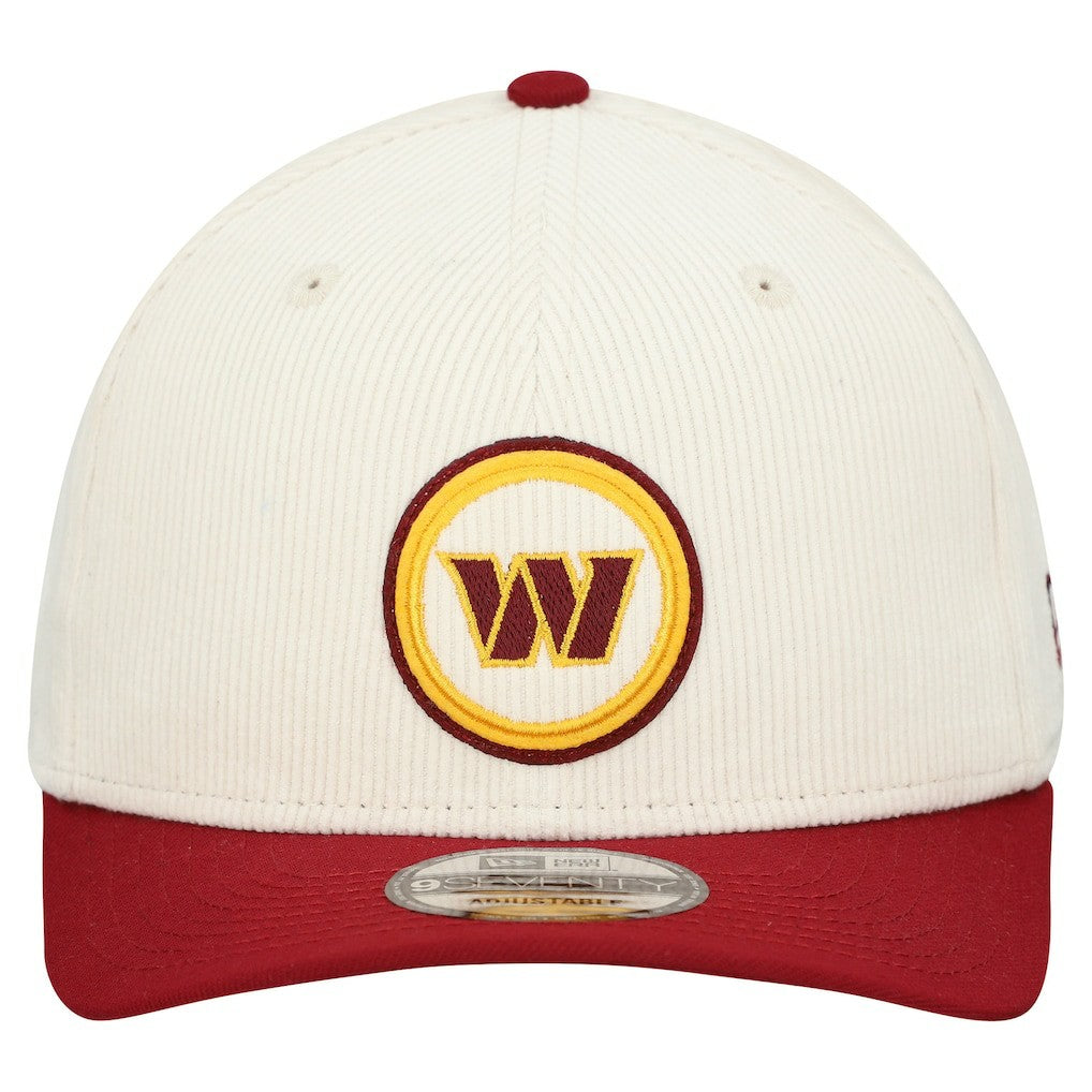 Washington Commanders New Era Loyal Corduroy 9SEVENTY Adjustable Hat Stone | NFL