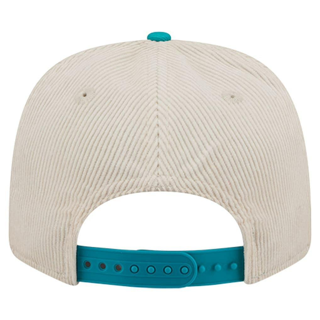 Miami Dolphins New Era Loyal Corduroy 9SEVENTY Adjustable Hat Stone | NFL