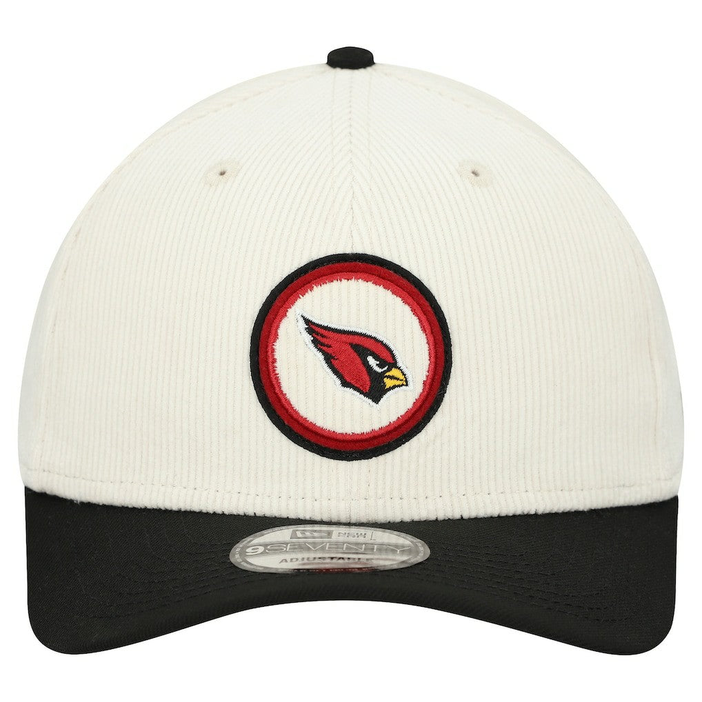 Arizona Cardinals New Era Loyal Corduroy 9SEVENTY Adjustable Hat Stone | NFL