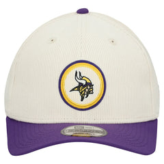Minnesota Vikings New Era Loyal Corduroy 9SEVENTY Adjustable Hat Stone | NFL
