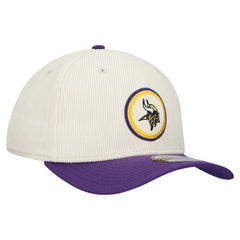 Minnesota Vikings New Era Loyal Corduroy 9SEVENTY Adjustable Hat Stone | NFL