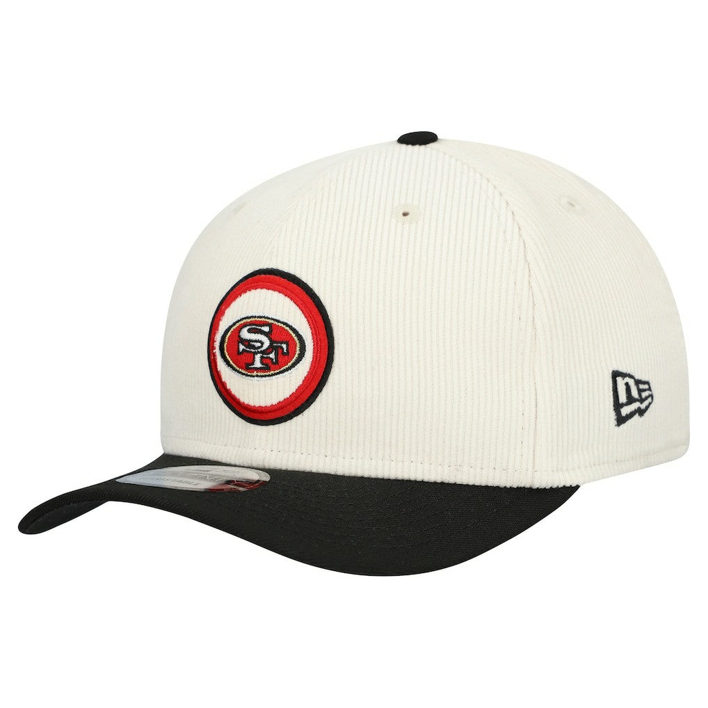 San Francisco 49ers New Era Loyal Corduroy 9SEVENTY Adjustable Hat Stone | NFL