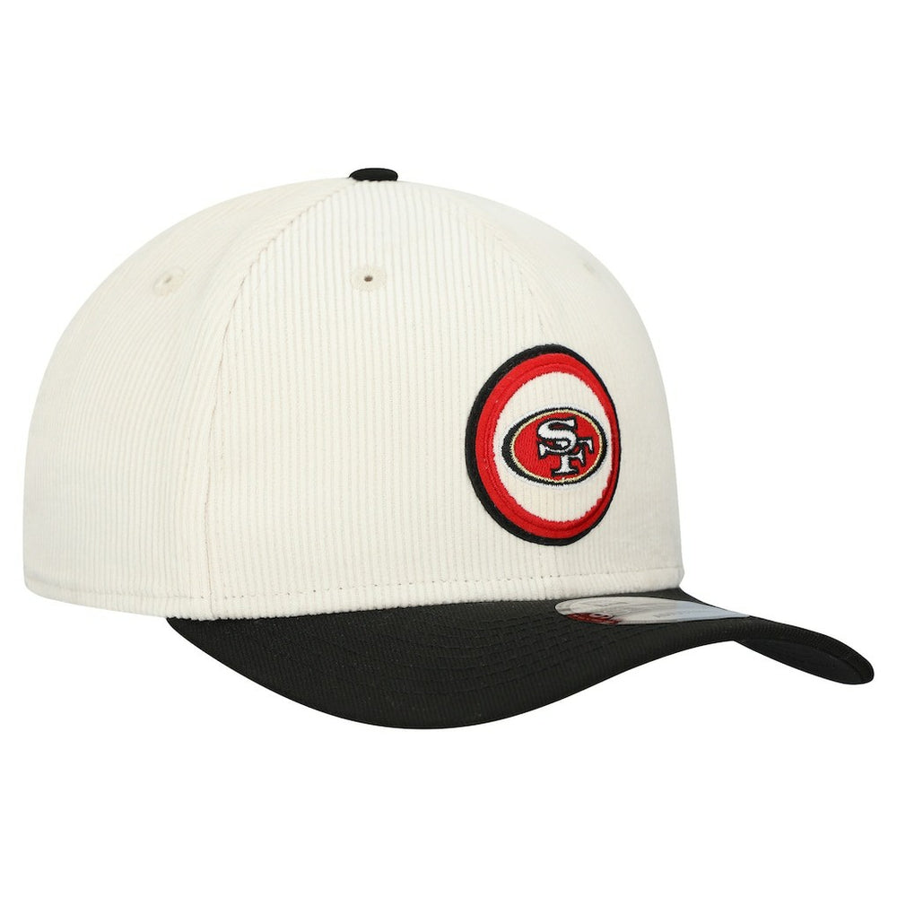 San Francisco 49ers New Era Loyal Corduroy 9SEVENTY Adjustable Hat Stone | NFL