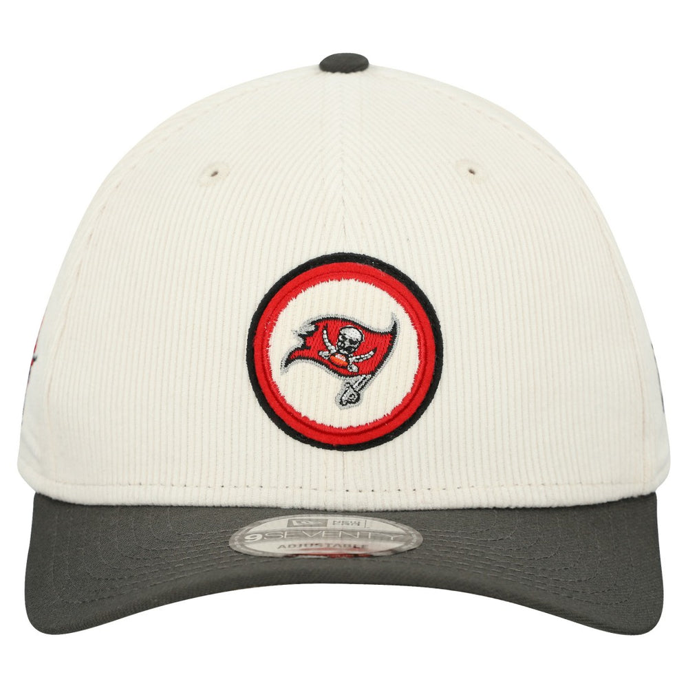 Tampa Bay Buccaneers New Era Loyal Corduroy 9SEVENTY Adjustable Hat Stone | NFL
