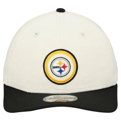 Pittsburgh Steelers New Era Loyal Corduroy 9SEVENTY Adjustable Hat Stone | NFL