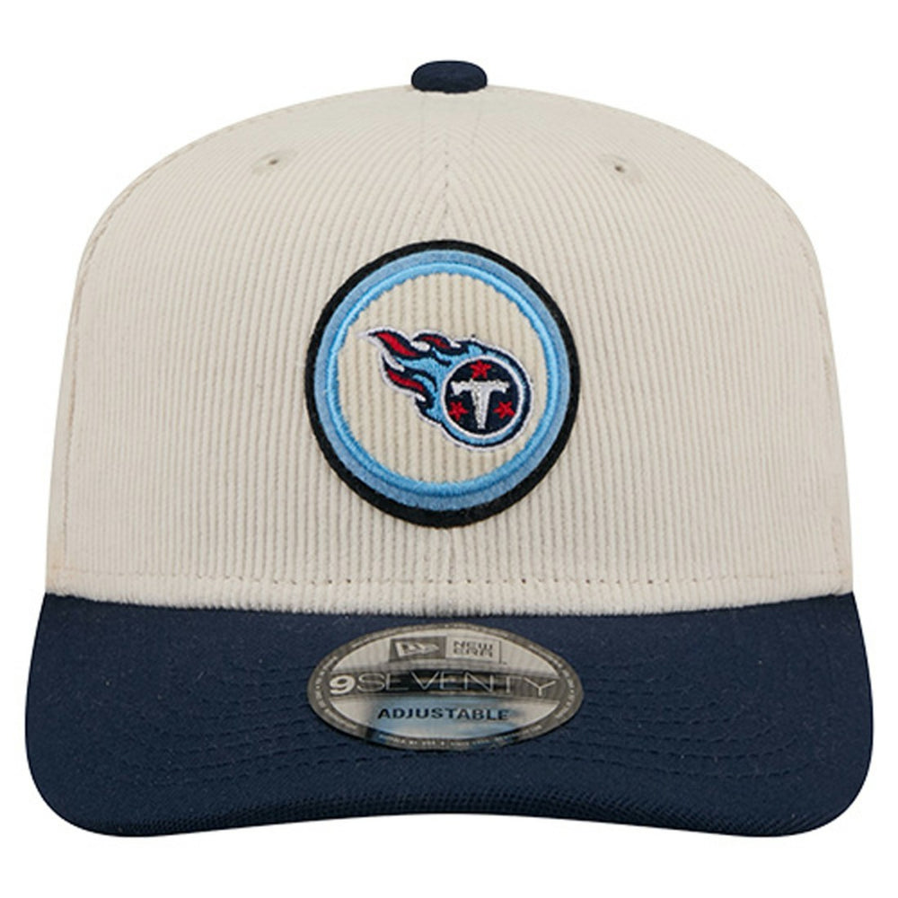 Tennessee Titans New Era Loyal Corduroy 9SEVENTY Adjustable Hat Stone | NFL