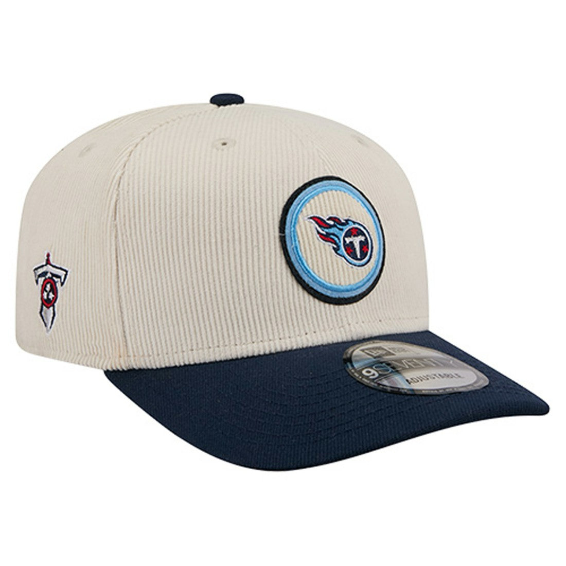 Tennessee Titans New Era Loyal Corduroy 9SEVENTY Adjustable Hat Stone | NFL