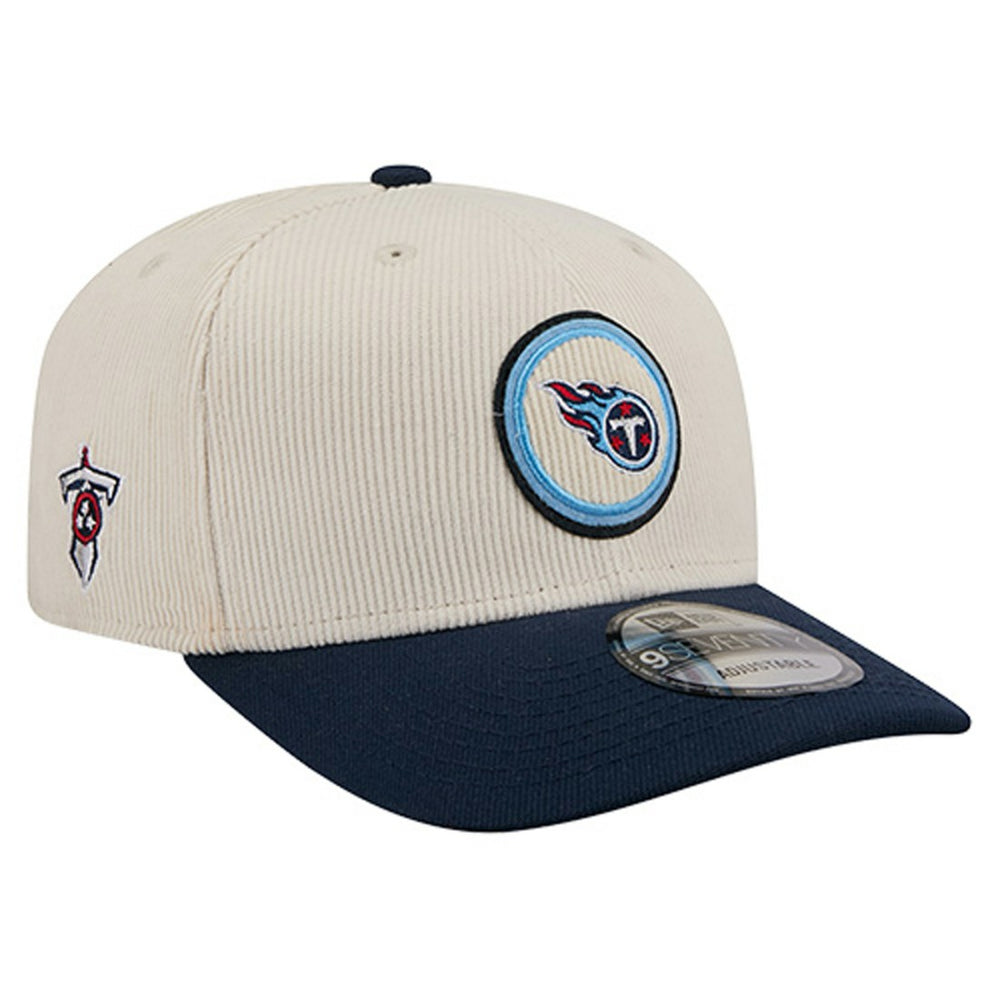 Tennessee Titans New Era Loyal Corduroy 9SEVENTY Adjustable Hat Stone | NFL