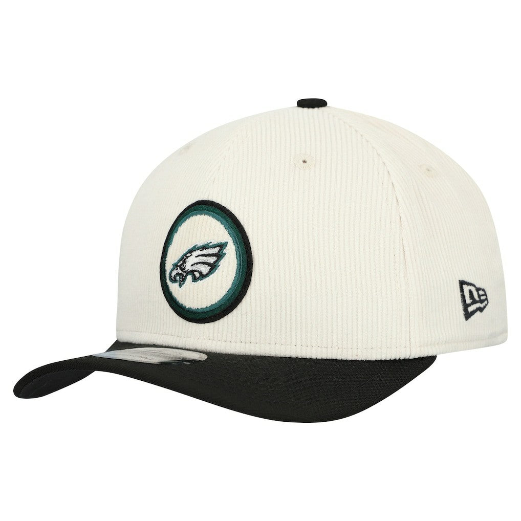 Philadelphia Eagles New Era Loyal Corduroy 9SEVENTY Adjustable Hat Stone | NFL