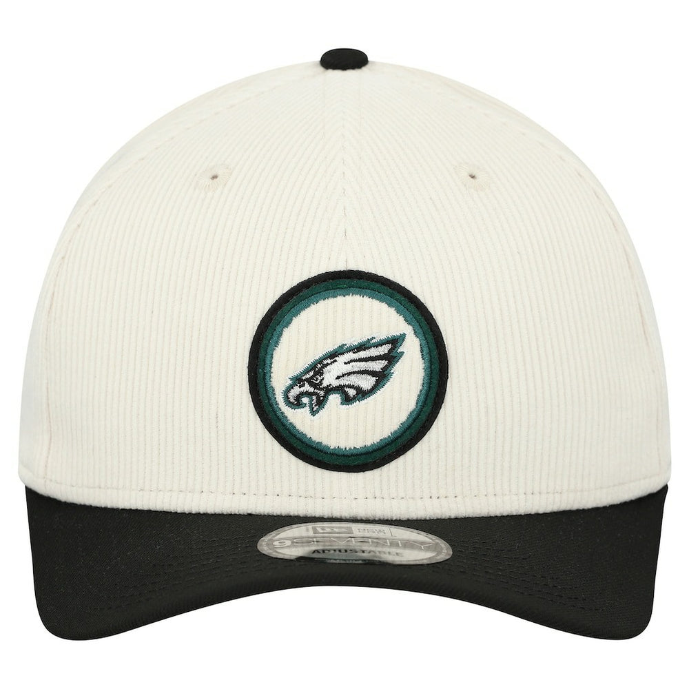 Philadelphia Eagles New Era Loyal Corduroy 9SEVENTY Adjustable Hat Stone | NFL
