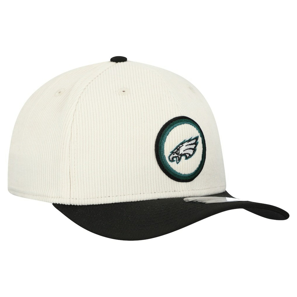 Philadelphia Eagles New Era Loyal Corduroy 9SEVENTY Adjustable Hat Stone | NFL