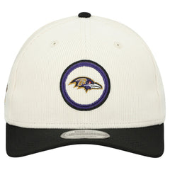 Baltimore Ravens New Era Loyal Corduroy 9SEVENTY Adjustable Hat Stone | NFL