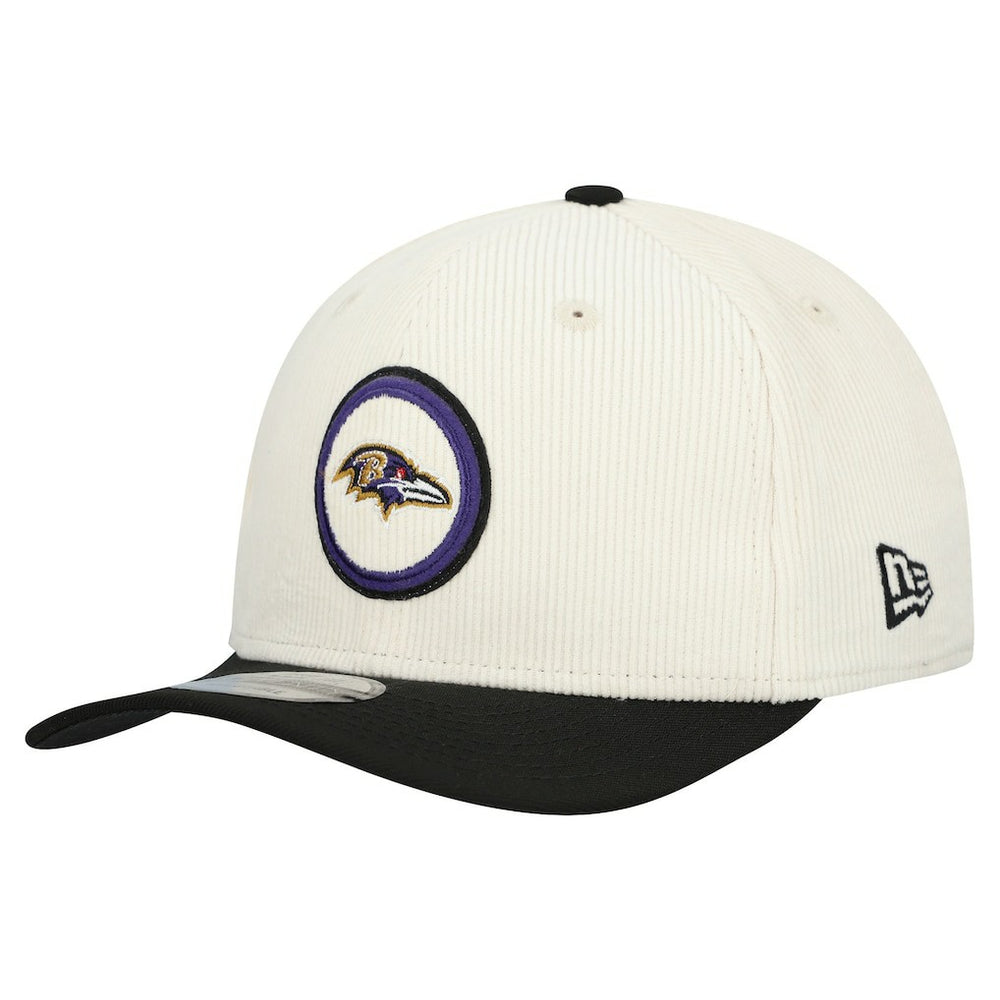 Baltimore Ravens New Era Loyal Corduroy 9SEVENTY Adjustable Hat Stone | NFL