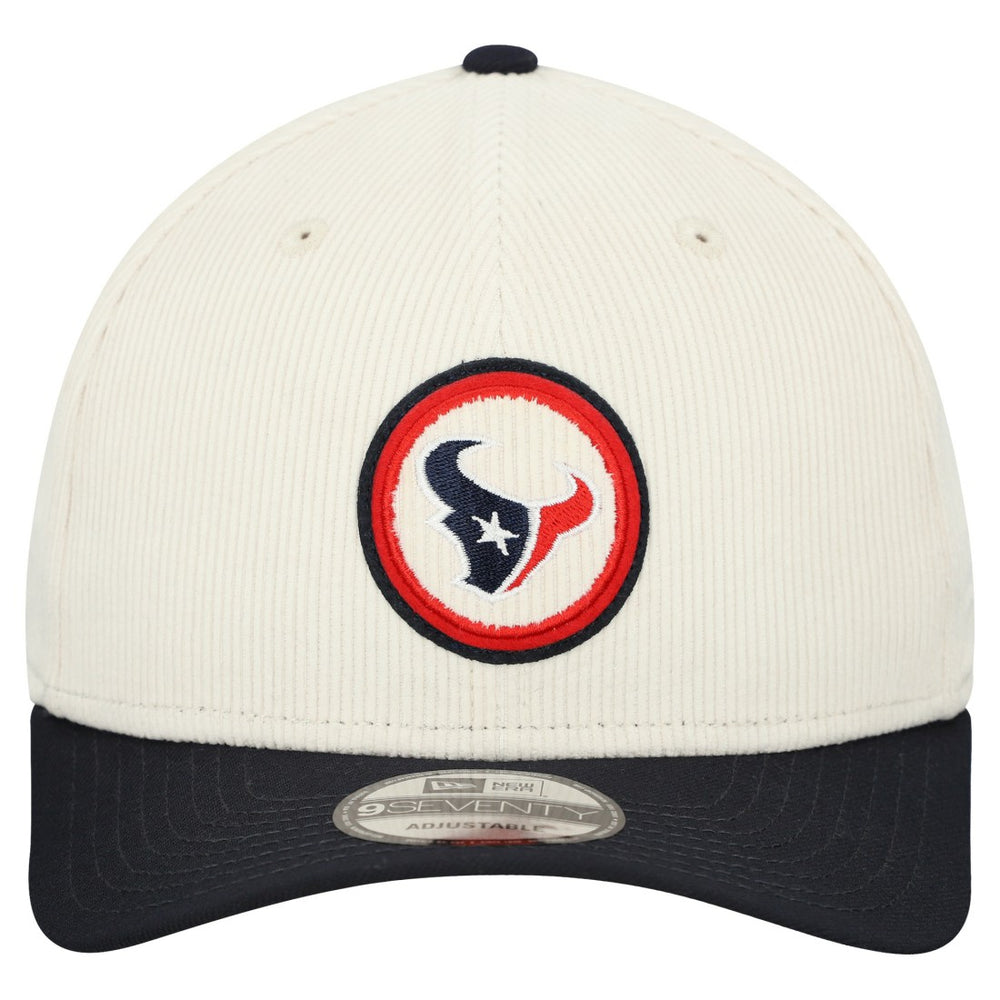 Houston Texans New Era Loyal Corduroy 9SEVENTY Adjustable Hat Stone | NFL