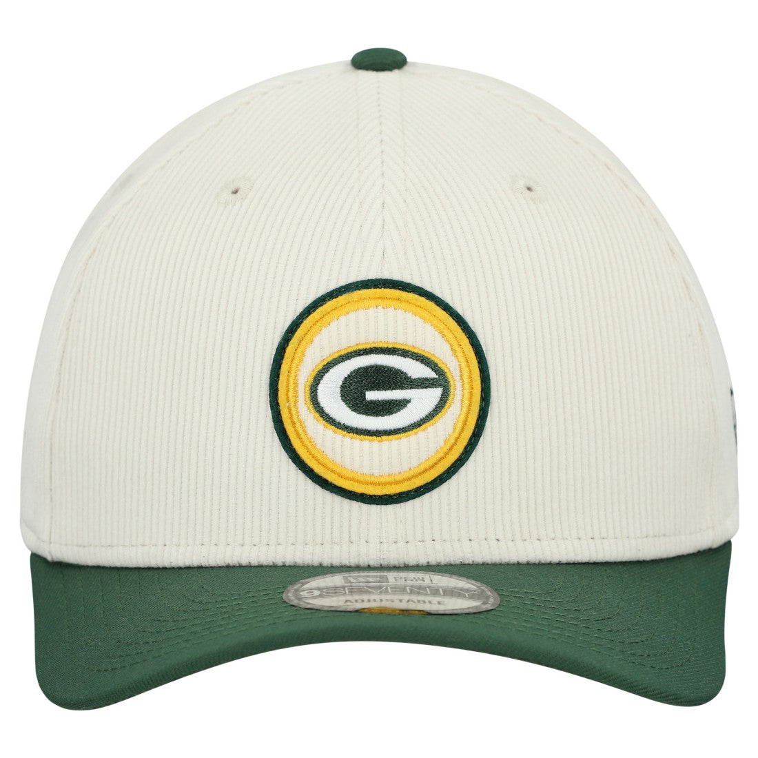 Green Bay Packers New Era Loyal Corduroy 9SEVENTY Adjustable Hat Stone | NFL
