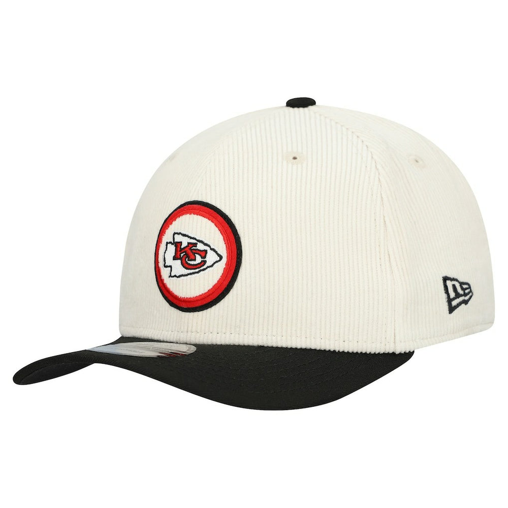 Kansas City Chiefs New Era Loyal Corduroy 9SEVENTY Adjustable Hat Stone | NFL