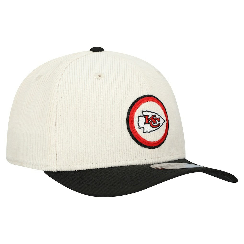 Kansas City Chiefs New Era Loyal Corduroy 9SEVENTY Adjustable Hat Stone | NFL