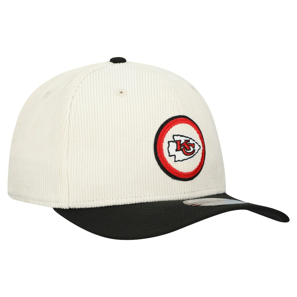 Kansas City Chiefs New Era Loyal Corduroy 9SEVENTY Adjustable Hat Stone | NFL