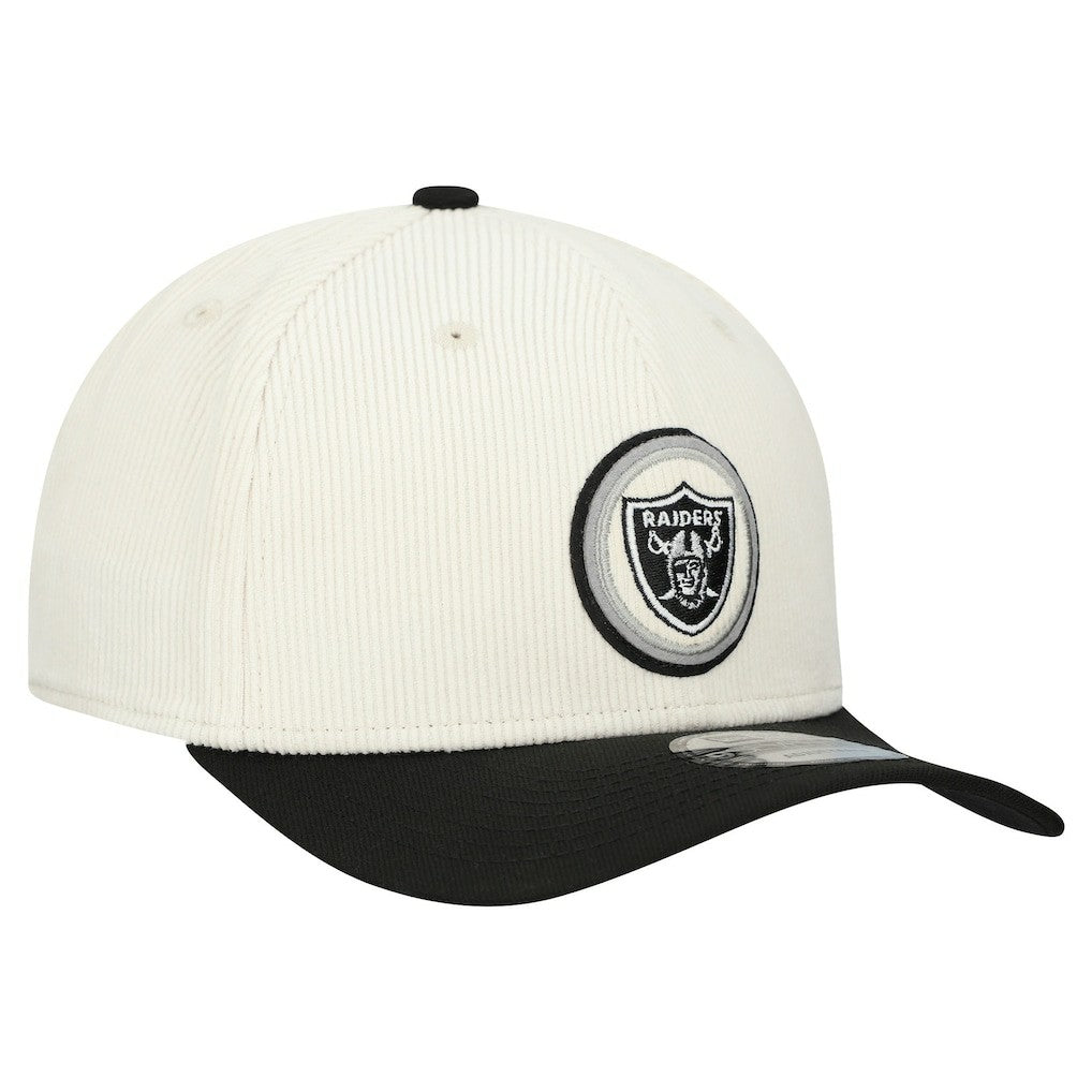 Las Vegas Raiders New Era Loyal Corduroy 9SEVENTY Adjustable Hat Stone | NFL