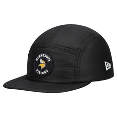 Minnesota Vikings New Era Quilted Camper Adjustable Hat Black | NFL