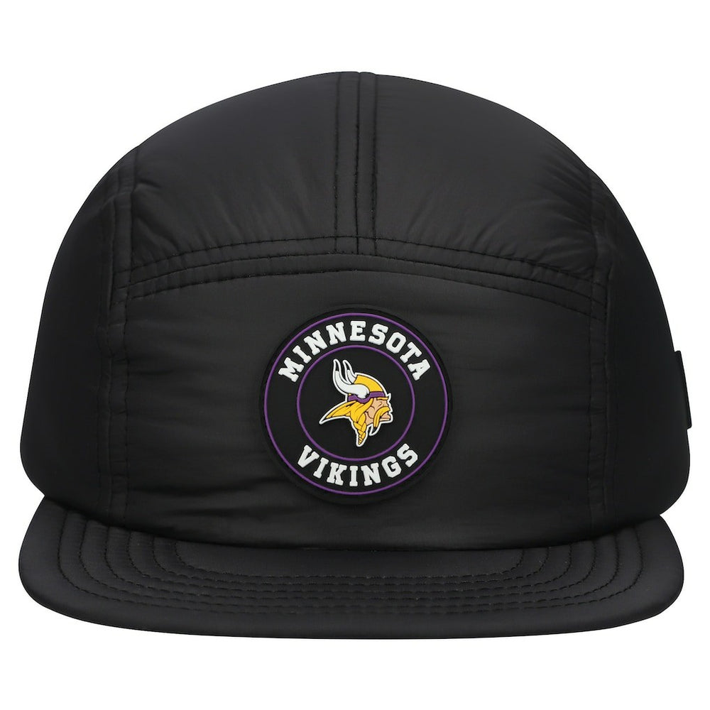Minnesota Vikings New Era Quilted Camper Adjustable Hat Black | NFL