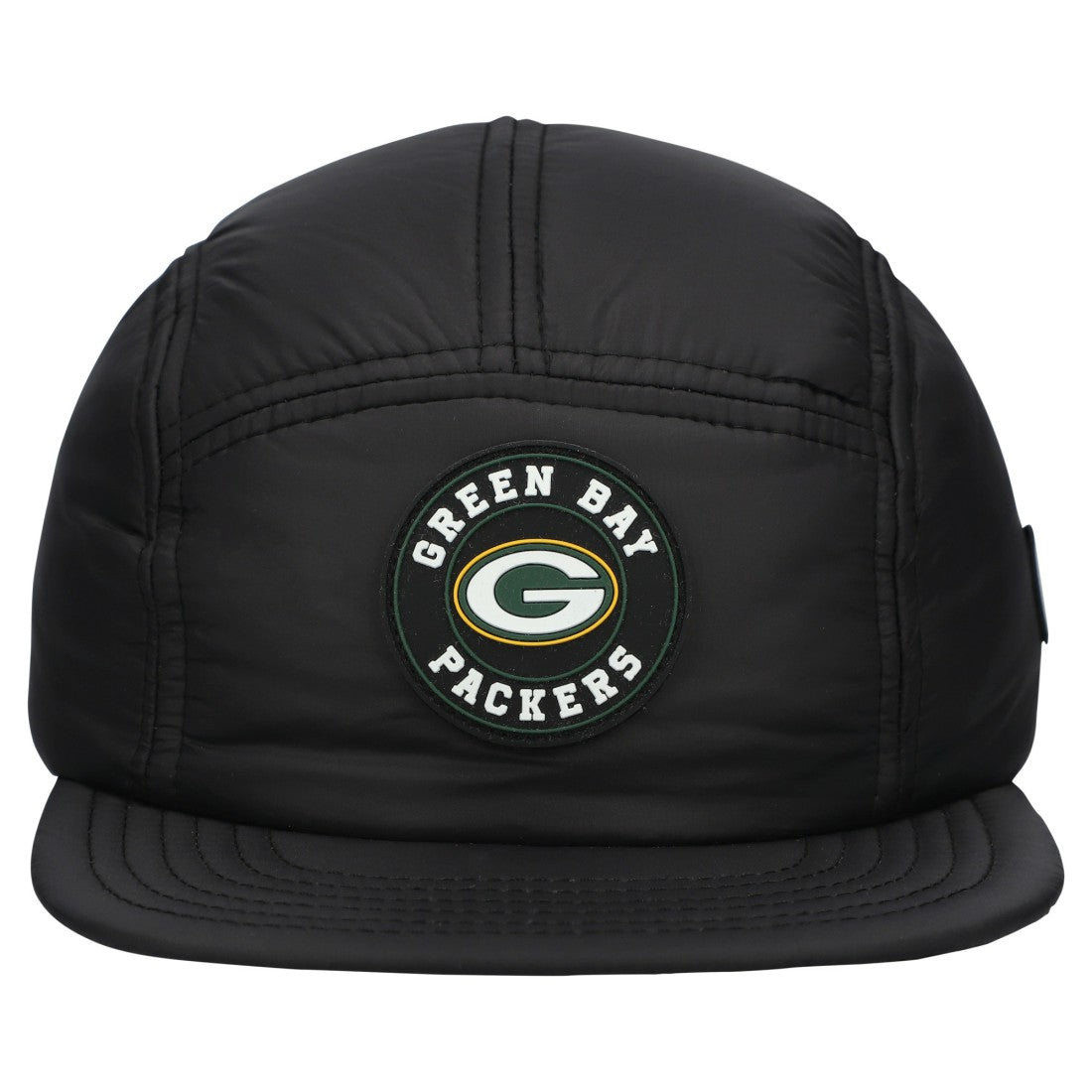 Green Bay Packers New Era Quilted Camper Adjustable Hat Black | NFL