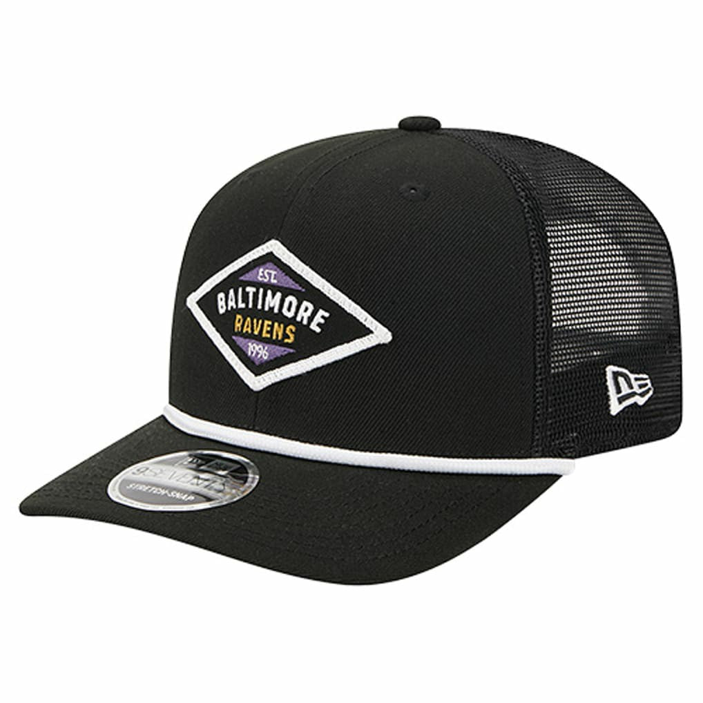 Baltimore Ravens New Era Team 9SEVENTY Adjustable Hat Black | NFL