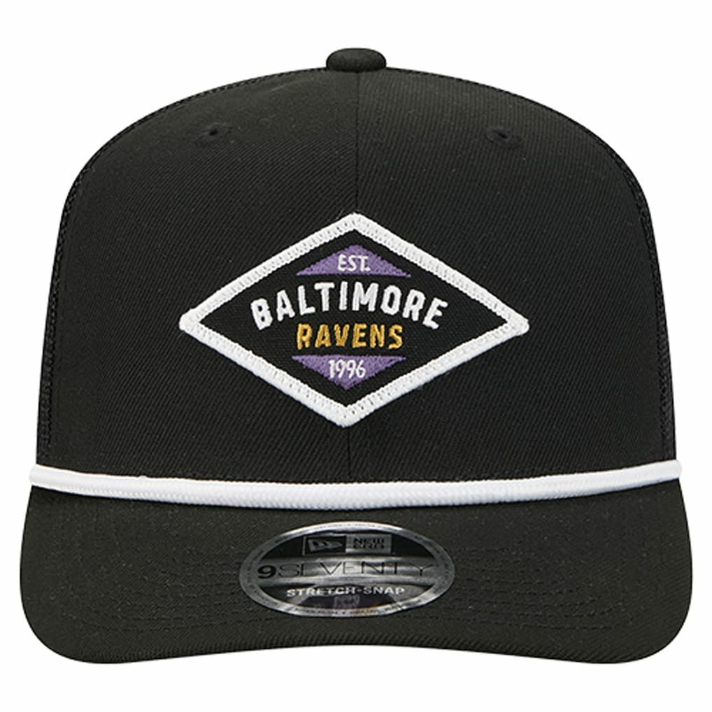 Baltimore Ravens New Era Team 9SEVENTY Adjustable Hat Black | NFL