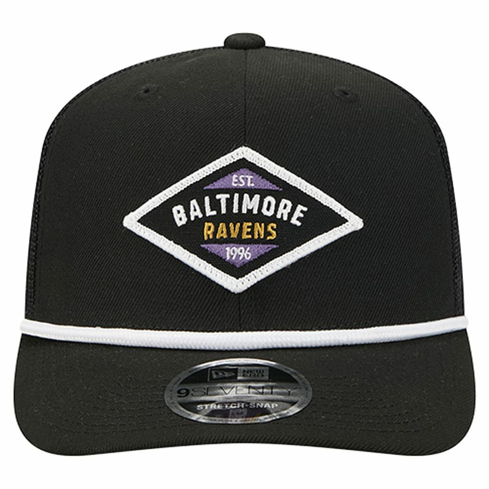 Baltimore Ravens New Era Team 9SEVENTY Adjustable Hat Black | NFL