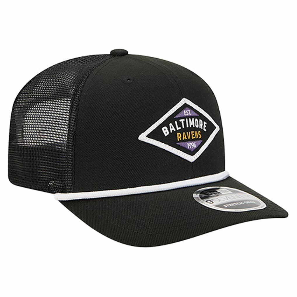 Baltimore Ravens New Era Team 9SEVENTY Adjustable Hat Black | NFL