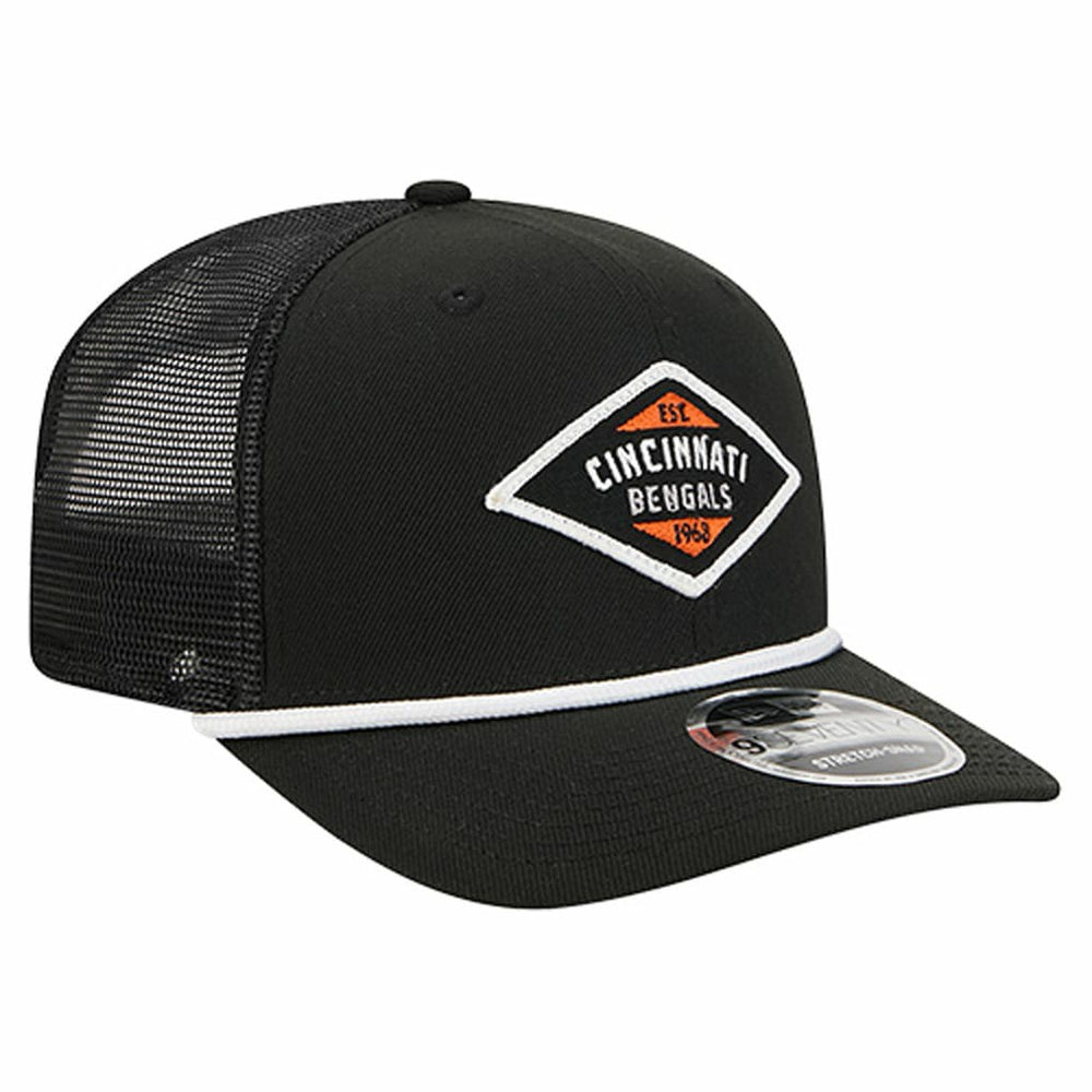 Cincinnati Bengals New Era Team 9SEVENTY Adjustable Hat Black | NFL