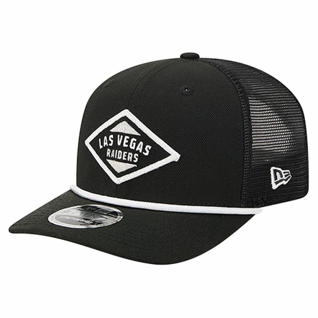 Las Vegas Raiders New Era Team 9SEVENTY Adjustable Hat Black | NFL