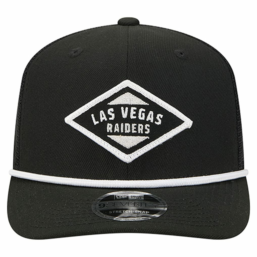 Las Vegas Raiders New Era Team 9SEVENTY Adjustable Hat Black | NFL