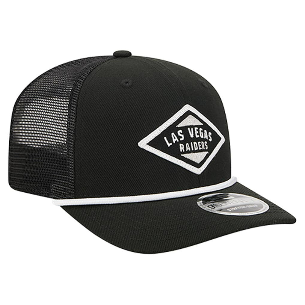 Las Vegas Raiders New Era Team 9SEVENTY Adjustable Hat Black | NFL