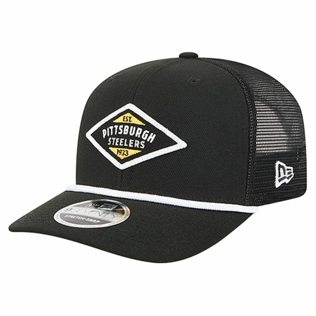 Pittsburgh Steelers New Era Team 9SEVENTY Adjustable Hat Black | NFL