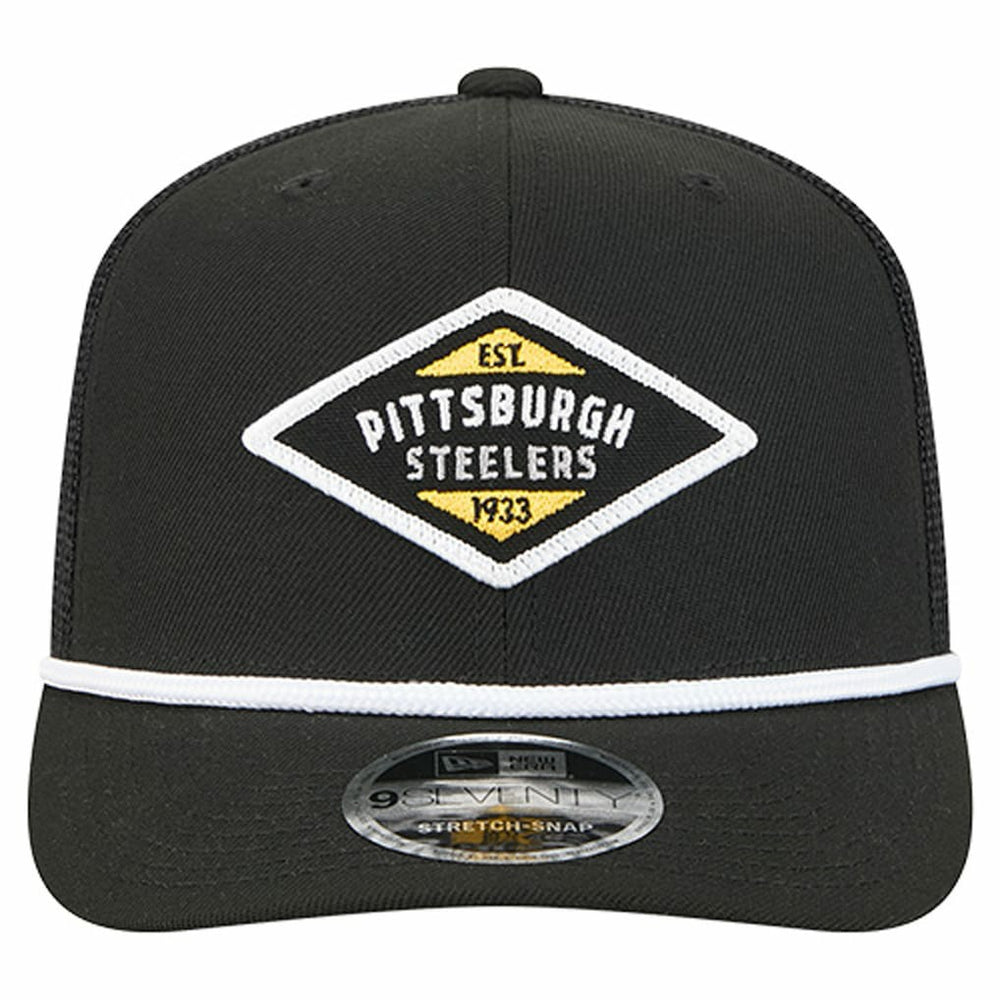 Pittsburgh Steelers New Era Team 9SEVENTY Adjustable Hat Black | NFL