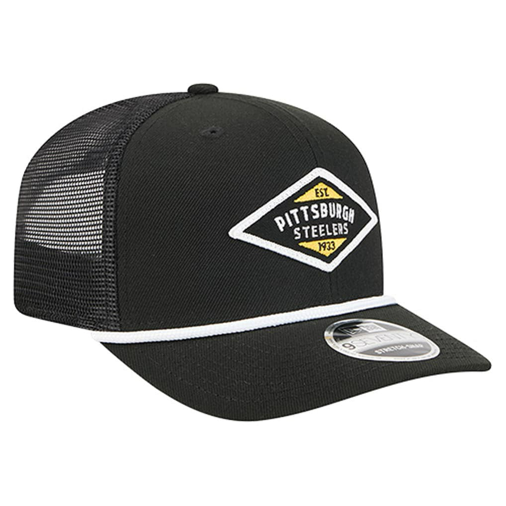 Pittsburgh Steelers New Era Team 9SEVENTY Adjustable Hat Black | NFL