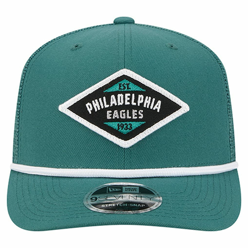 Philadelphia Eagles New Era Team 9SEVENTY Adjustable Hat Green | NFL