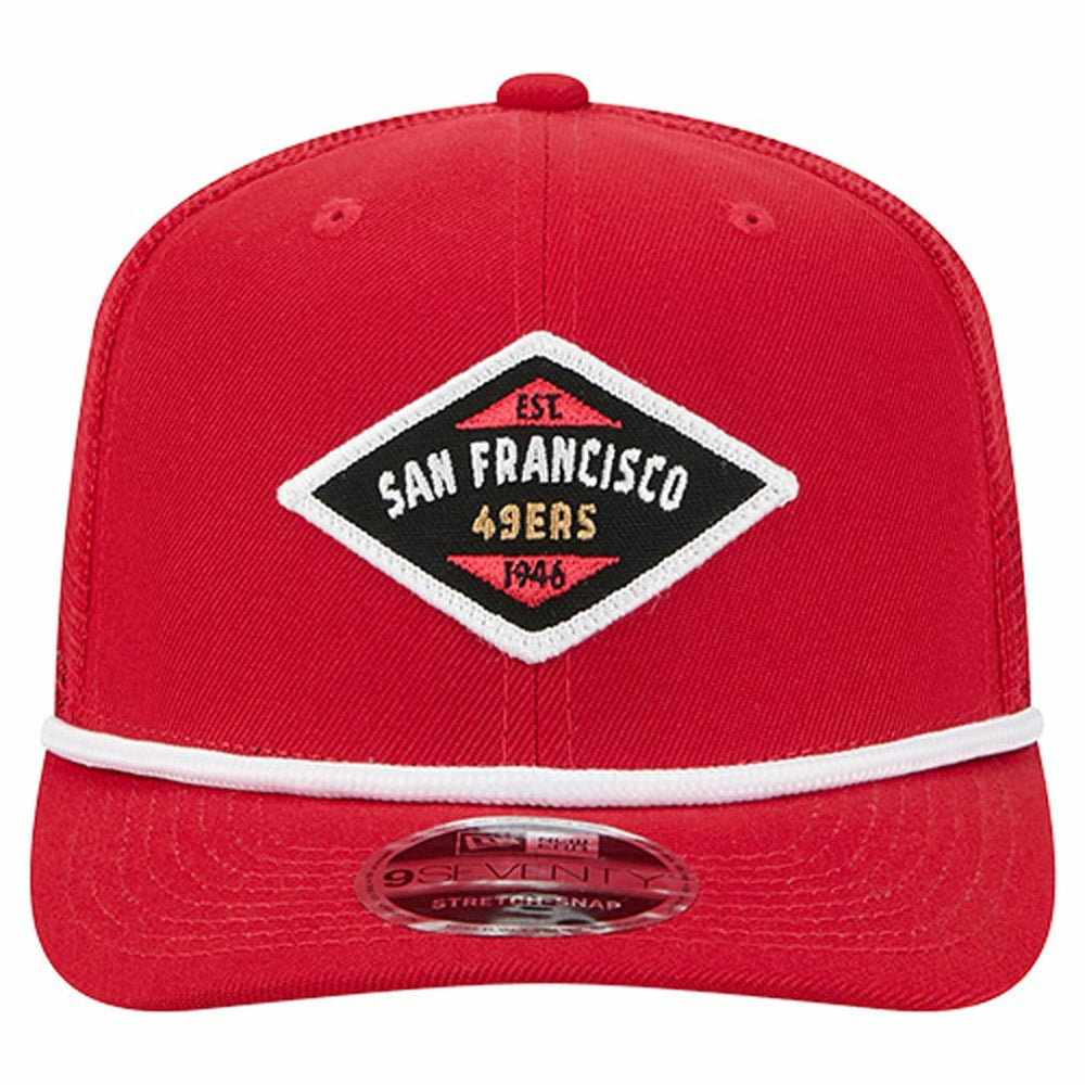 San Francisco 49ers New Era Team 9SEVENTY Adjustable Hat Scarlet | NFL