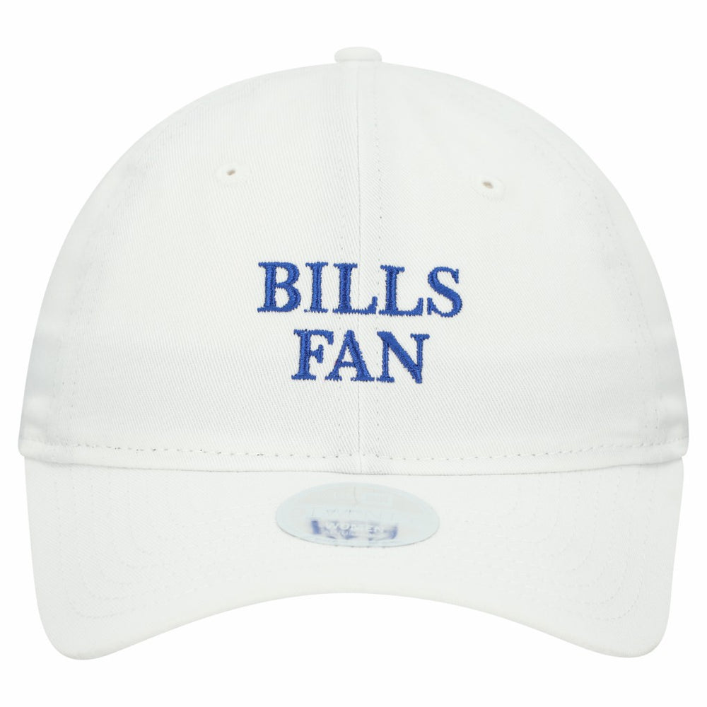 Buffalo Bills New Era Women's Team Fan 9TWENTY Adjustable Hat White | NFL