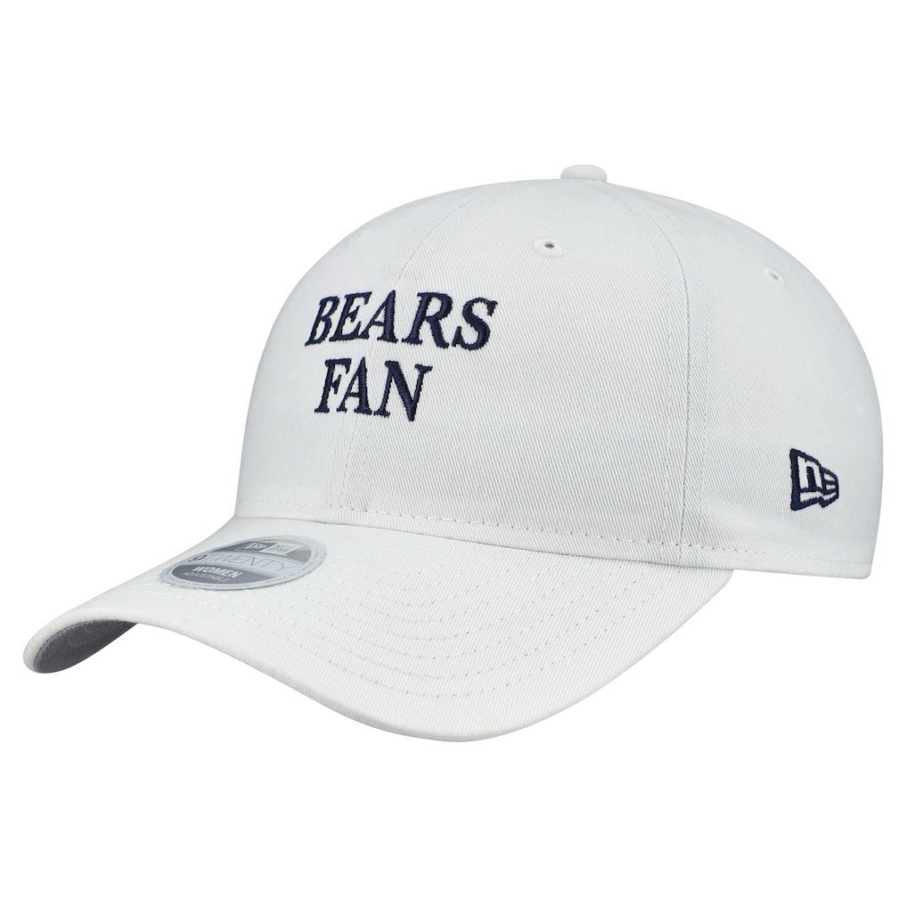 Chicago Bears New Era Women's Team Fan 9TWENTY Adjustable Hat White | NFL