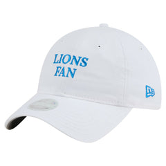 Detroit Lions New Era Women's Team Fan 9TWENTY Adjustable Hat White | NFL