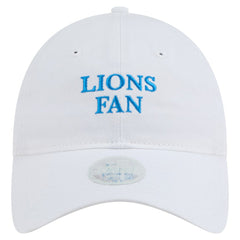 Detroit Lions New Era Women's Team Fan 9TWENTY Adjustable Hat White | NFL