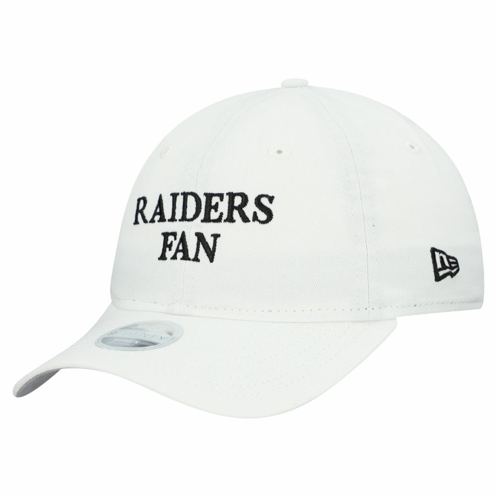 Las Vegas Raiders New Era Women's Team Fan 9TWENTY Adjustable Hat White | NFL